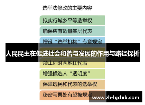 人民民主在促进社会和谐与发展的作用与路径探析
