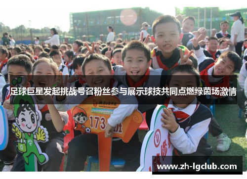 足球巨星发起挑战号召粉丝参与展示球技共同点燃绿茵场激情 足球巨星发起挑战号召粉丝参与展示球技共同点燃绿茵场激情